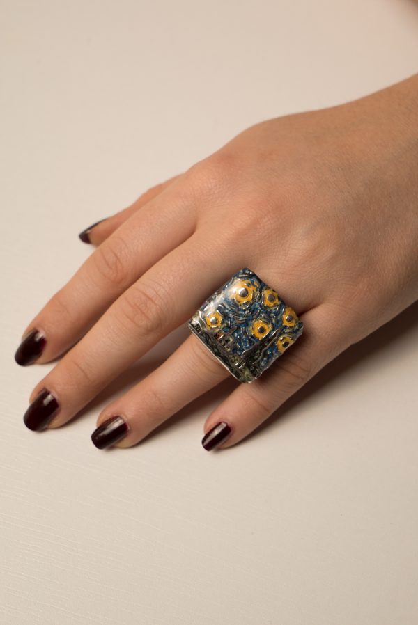 Anello "Notte stellata"  - Van Gogh