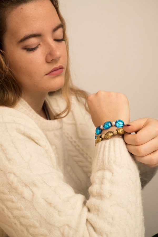 Bracciale Murano e Argento