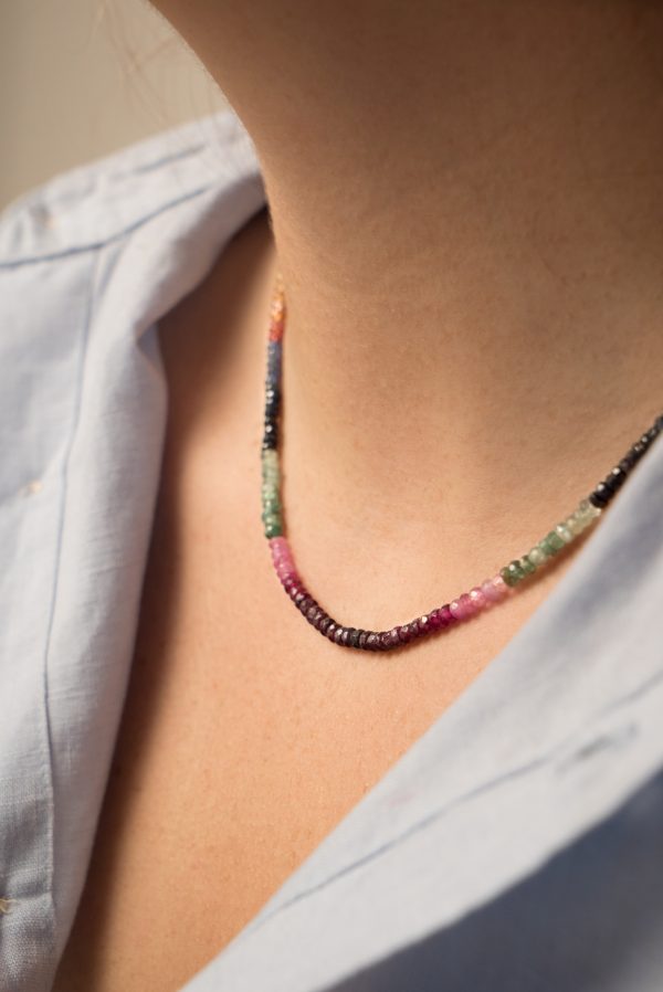 Tourmalina Multicolor con argento