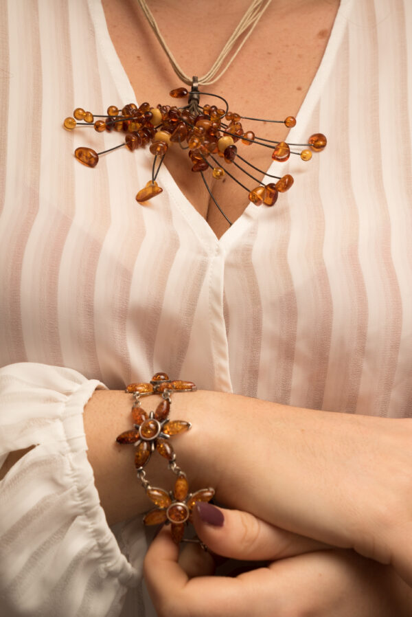 Bracciale fiore grande