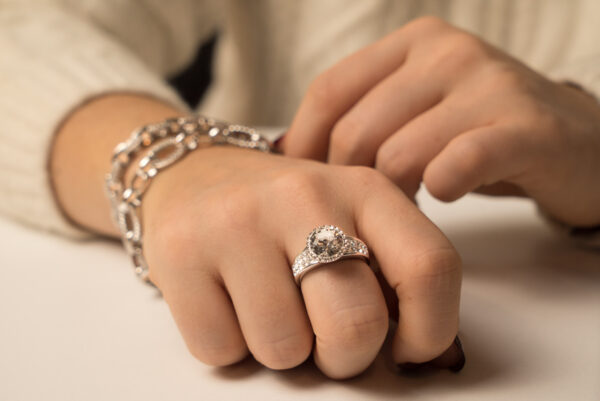 Anello ac ring bianco