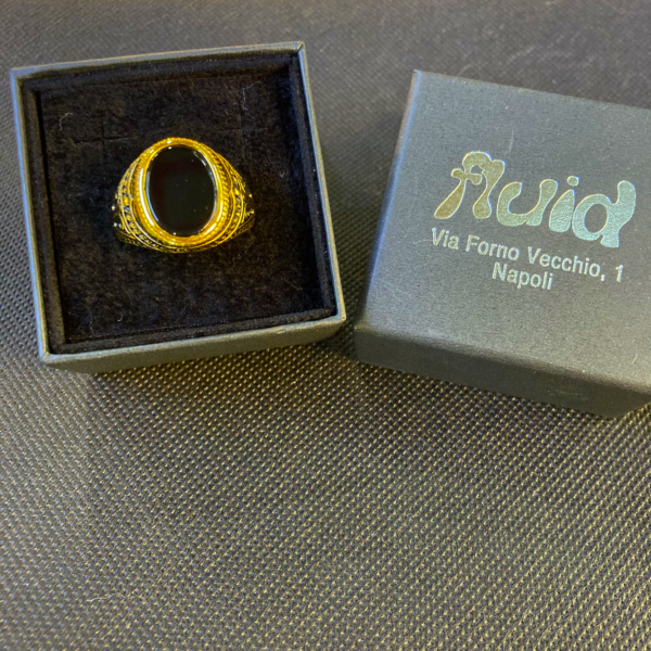 Anello onice nera - immagine 2