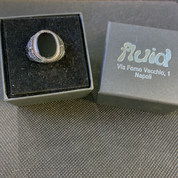 Anello onice nera