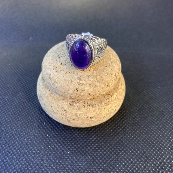 Anello con pietre naturali ovali - immagine 3