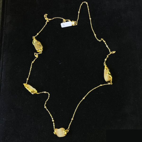 Collana con Quarzo Rosa