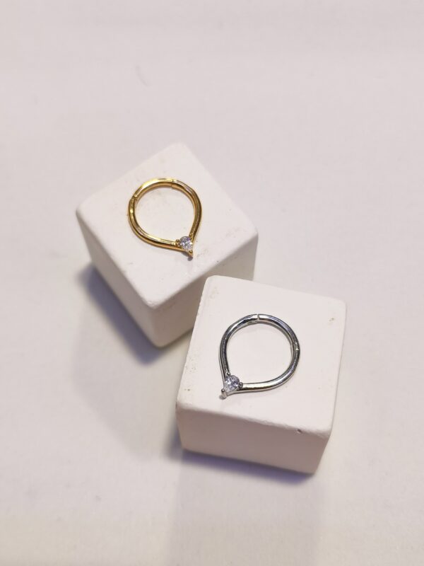 Septum con cristallo a goccia