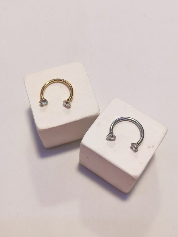 Septum con punte di cristallo