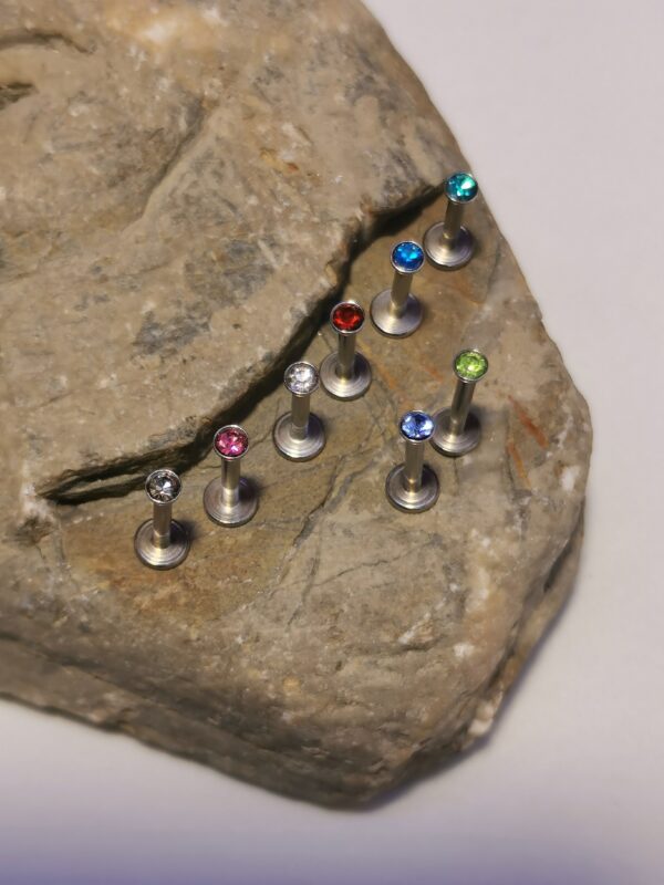 Labret con cristallo