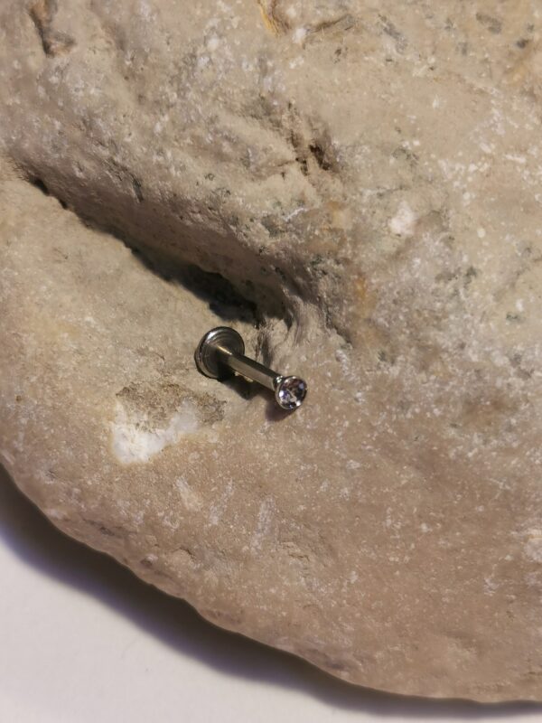 Labret con cristallo - immagine 2
