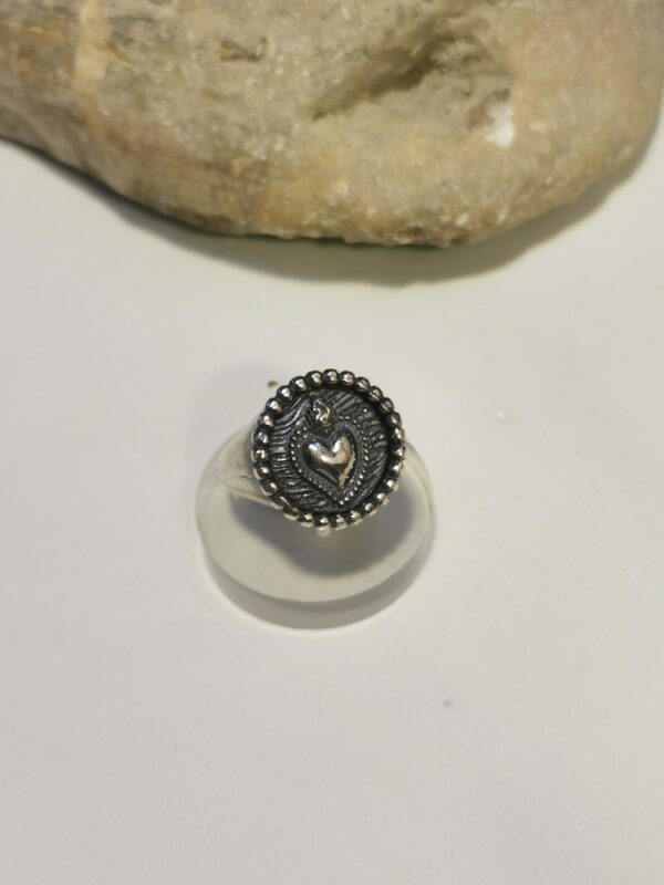 Anello Cuore Sacro/Vesuvio - immagine 3