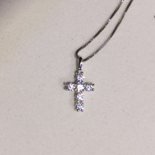 Croce con zirconi - immagine 3