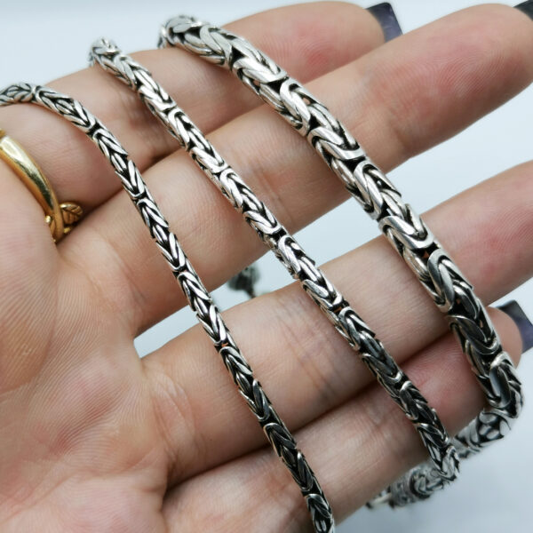 Bracciale maglia  bizantina