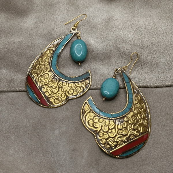 Tibet - Orecchini con goccia - immagine 3