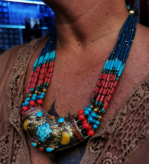 Tibet - Collana con ambra - immagine 4