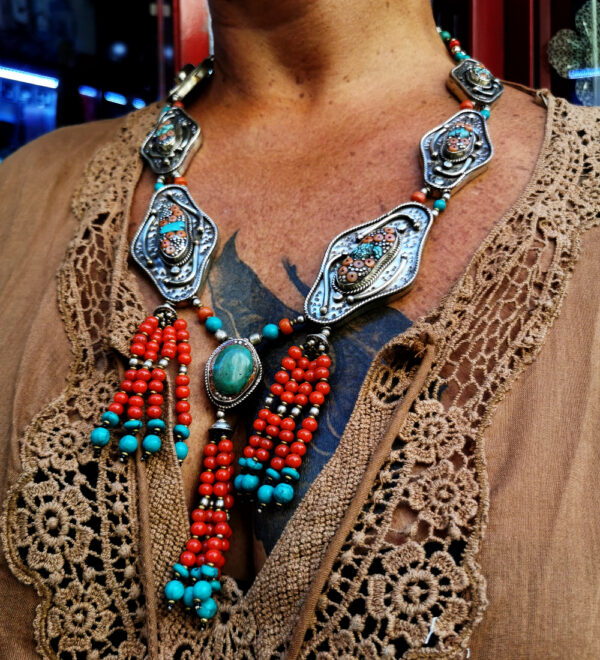 Tibet - Collana con pendenti