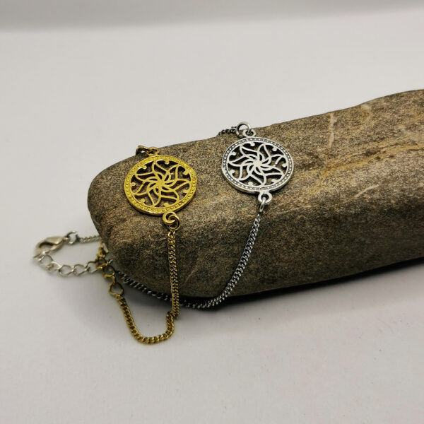 Mandala flower blacelet - immagine 2