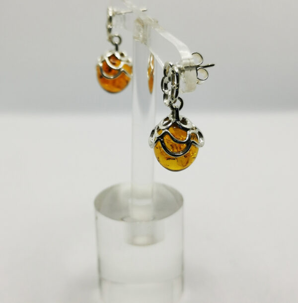 Amber earrings