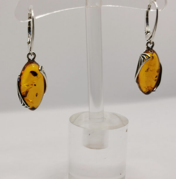 Bat Wings amber earrings - immagine 2