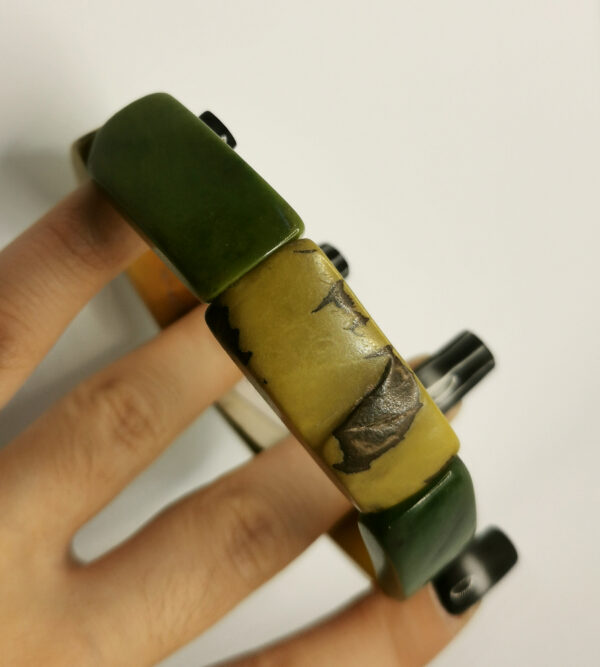 Green Ivory bracelet - immagine 2