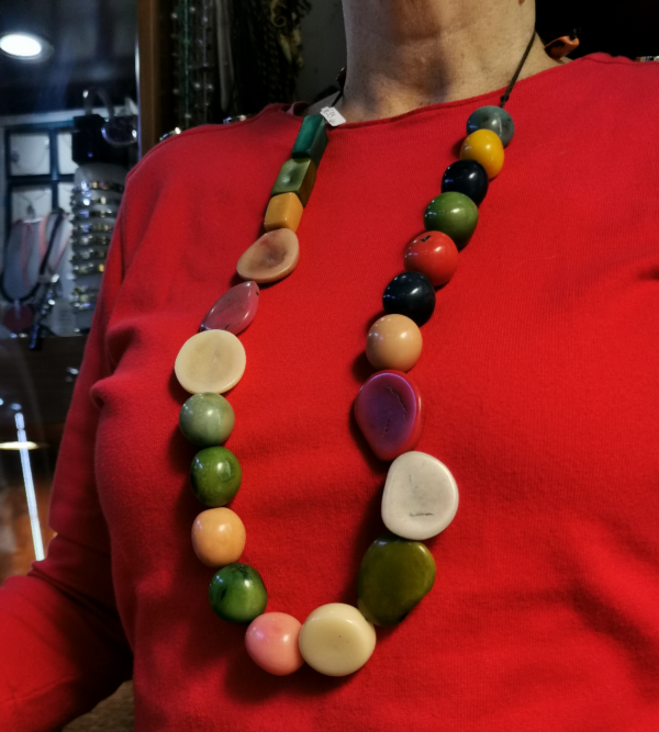 Long ivory necklace