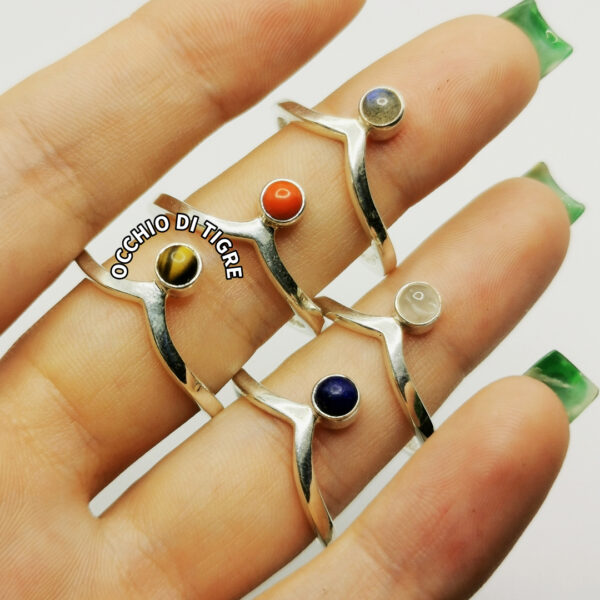 Drop stone ring - immagine 4