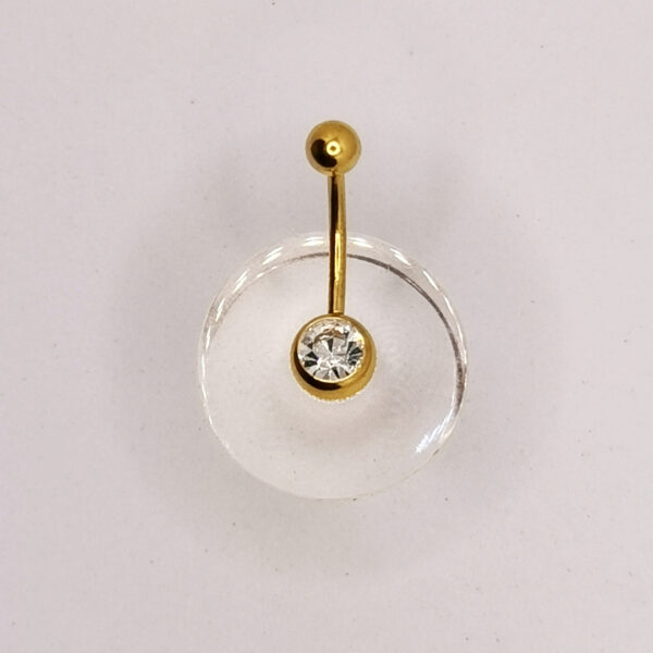 Round crystal Navel - immagine 2