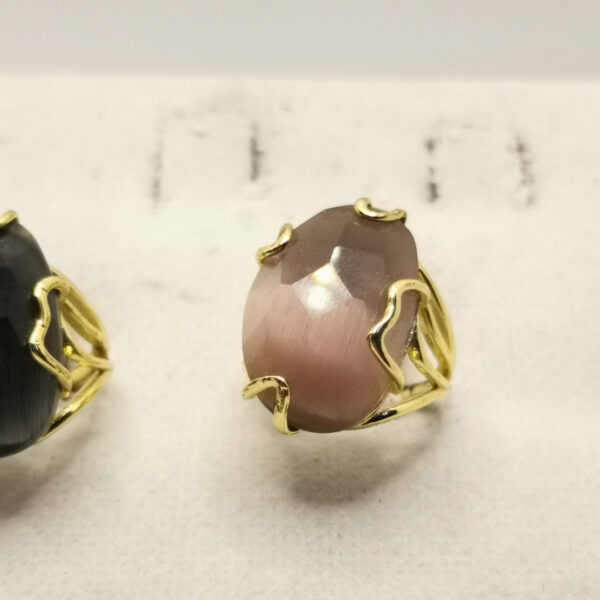Anello con pietra naturale - immagine 3
