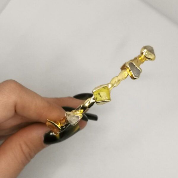Bracciale con piete naturali - immagine 6