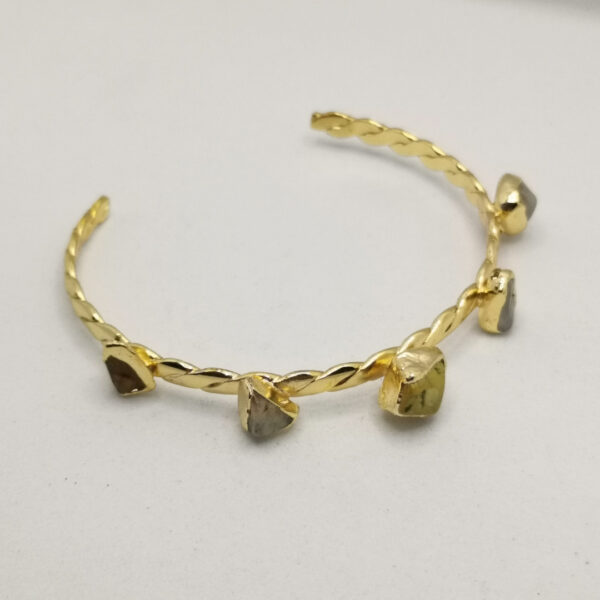 Bracciale con piete naturali - immagine 5