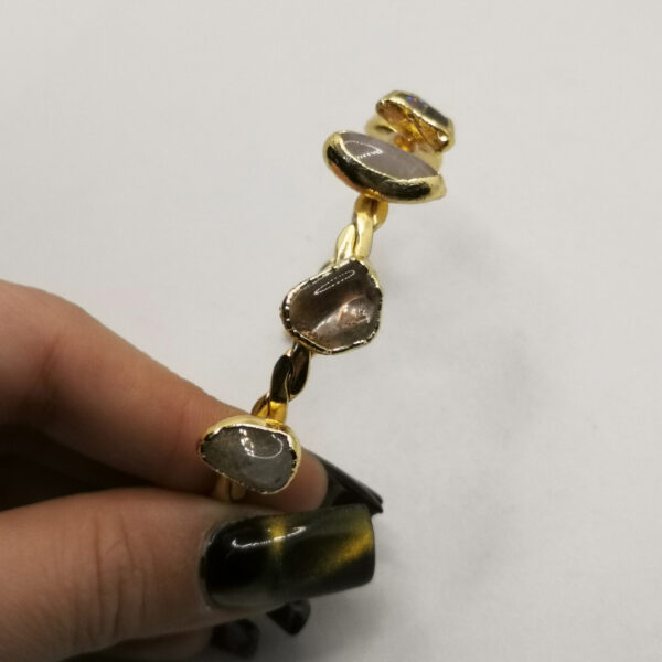Bracciale con piete naturali - immagine 4