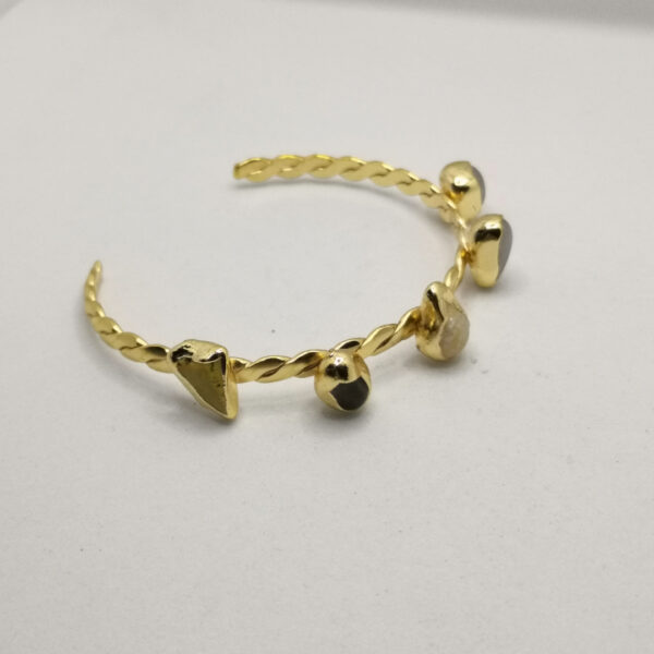 Bracciale con piete naturali - immagine 3