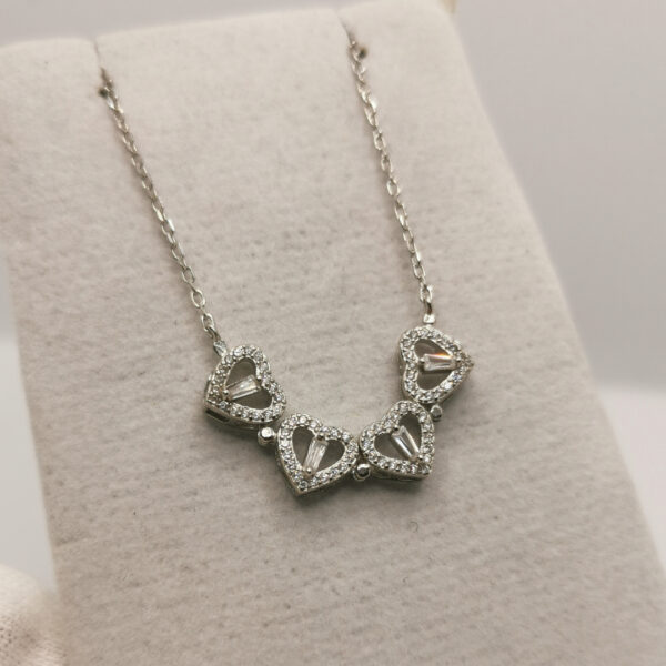 Lucky charm - fourleaf clover necklace - immagine 3