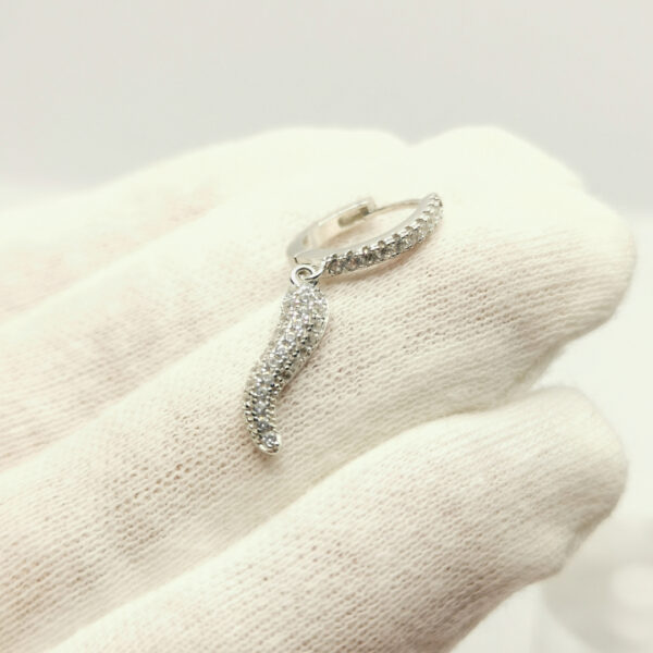 Crystal horn earrings - immagine 2