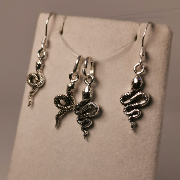 Snake - earrings - immagine 7