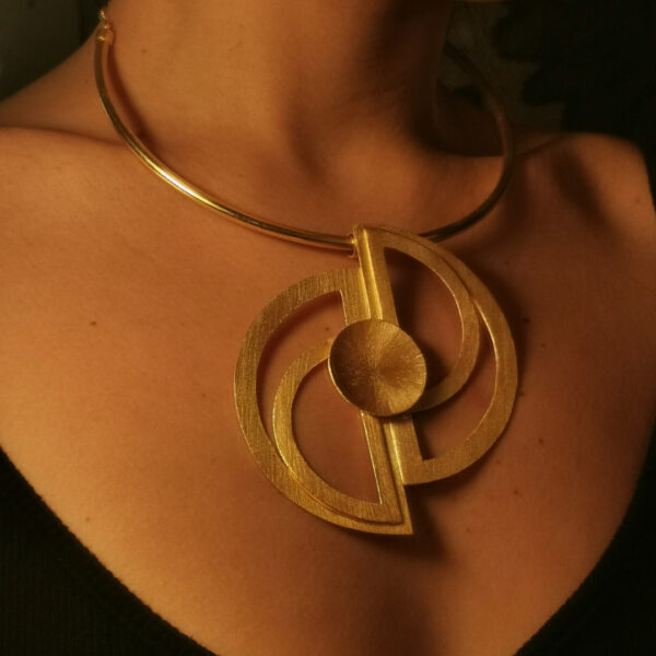 Collana rigida - Ottone placcato
