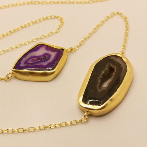 Collana Chanel con Agata - immagine 2