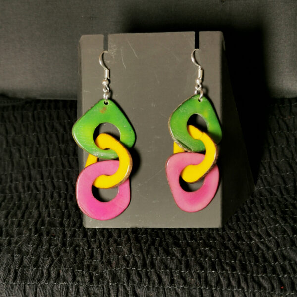 Set Avorio vegetale - Flower Double Loop - immagine 2