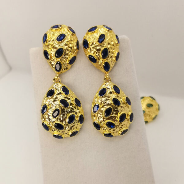 Orecchini in ottone dorato - immagine 5