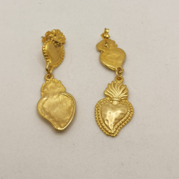 Two - Sacred heart earrings - immagine 4