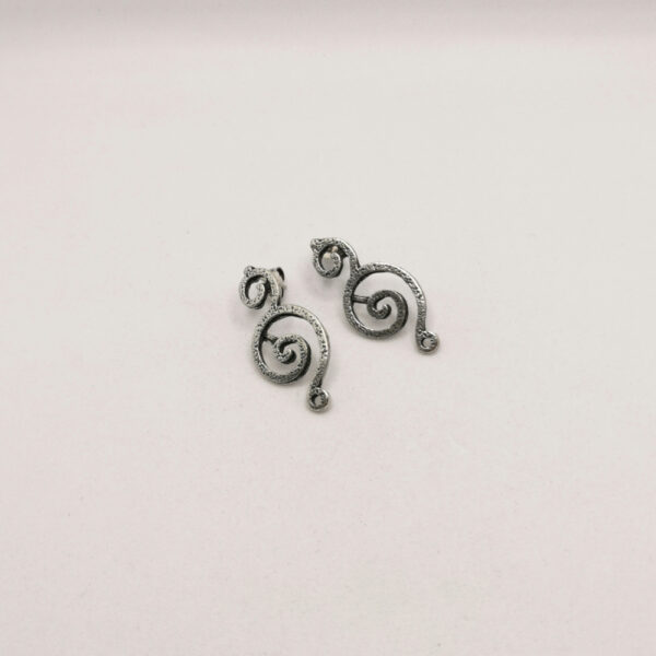 Vintage earrings - Pentagram - immagine 4