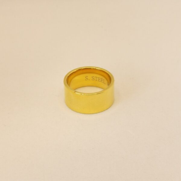 Anello fascia dorato - immagine 3