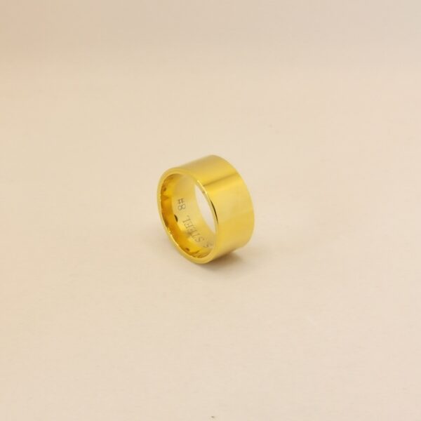 Anello fascia dorato - immagine 2