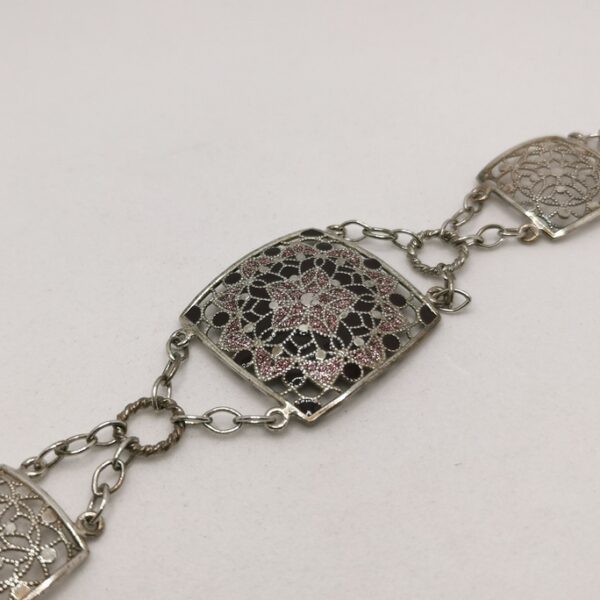 Vintage pink silver