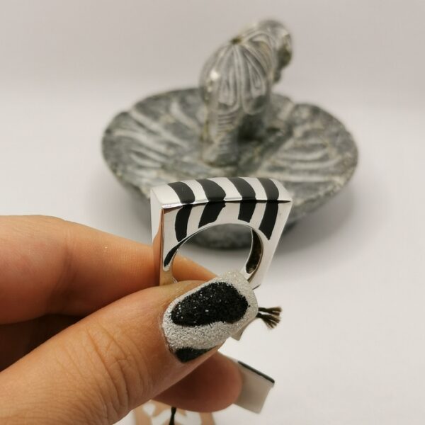 Menegatti Ring - Zebra - immagine 3