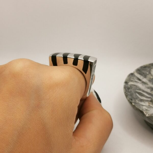 Menegatti Ring - Zebra - immagine 4