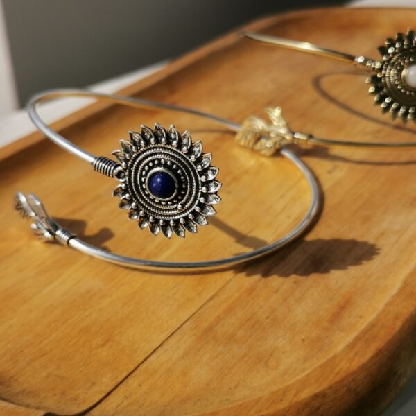 Bracciale etnico Sun da braccio con pietre - immagine 3
