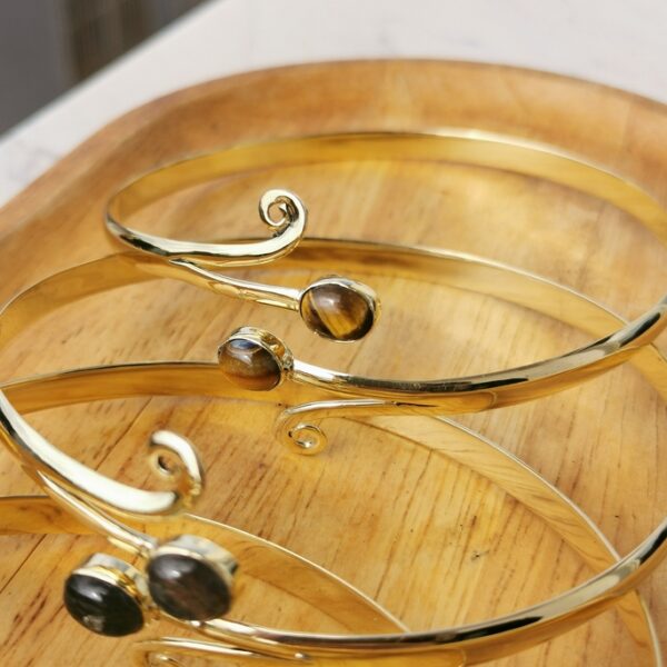 Bracciale etnico da braccio con pietre - immagine 7