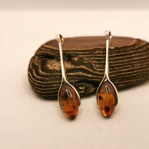 Amber Long drop Pendant