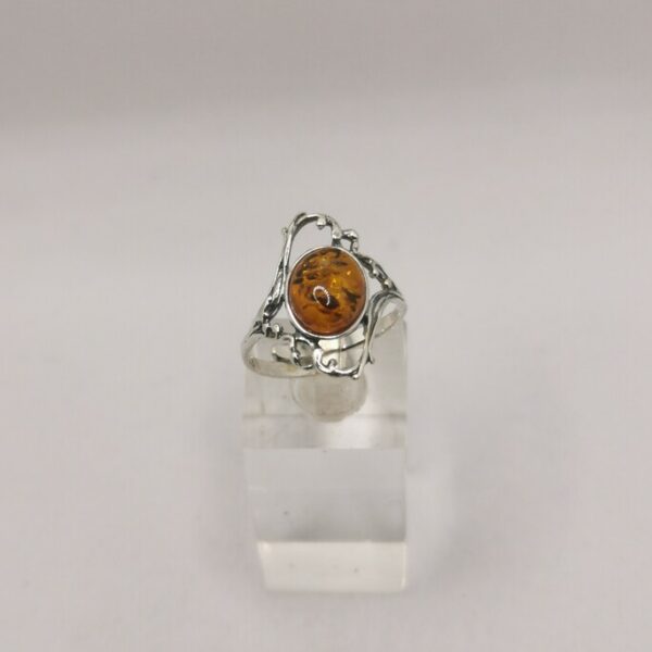 Anello Fluid silver Amber - immagine 2