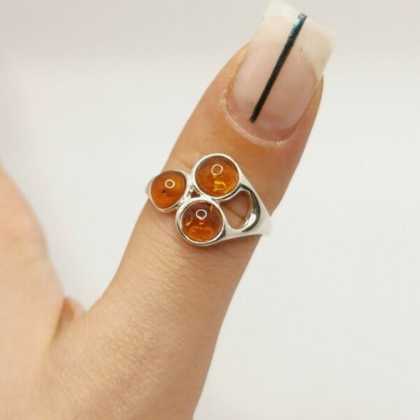 Anello Sphere Ambra
